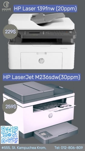 HP Laser MFP 139fnw Printer (20 ppm) New