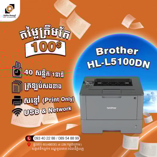 Printer Brother HL-L5100DN
