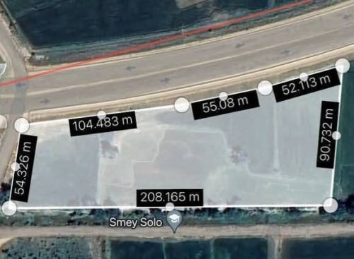 *ដីសំរាប់លក់លេីមហាវិថីស៊ីជិនពីង(ផ្លូវក្រវ៉ាត់ក្រុង3)។  ☆ទំហំដី=1.4h.a(14,000m2) ☆តម្លៃលក់=$158/m2