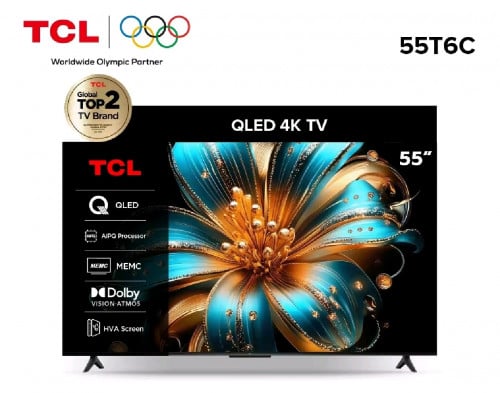 🆕 TCL QLED 4K TV  55"- Google premium TV