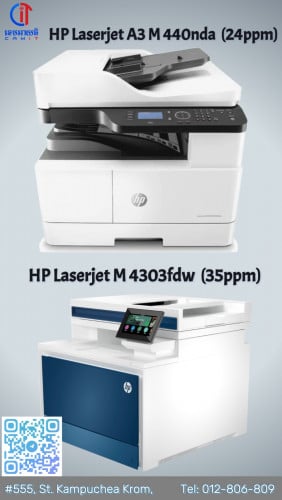 M4303fdw/ Monochrome A3/A4 Printer M440nda HP Printers