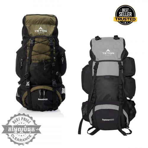 TETON Sports Scout 3400/explore 4000 Internal Frame Backpack; High