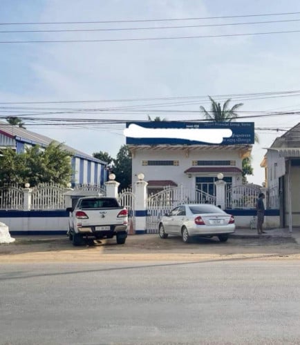 ផ្ទះសម្រាប់ជួលនៅជាប់ផ្លូវជាតិលេខ៥ ប្រហែល40kmពីភ្នំពេញ