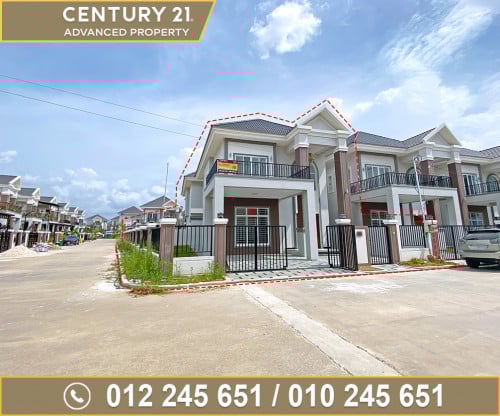 🏘 វីឡាព្រីន កែង(Prince-B) ក្នុងបុរី ប៉េងហេង ត្រូវការលក់បន្ទាន់ខ្លាំង