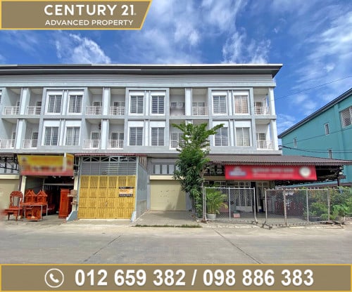 🏘 ផ្ទះអាជីវកម្ម (SH) សម្រាប់ជួល​ លើផ្លូវព្រៃស ក្នុងបុរី ហេងណា