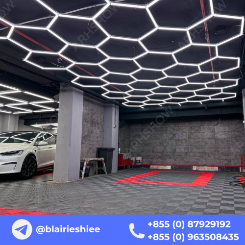 Hexagon Lighting អំពូល ៦ ជ្រុង សម្បុកឃ្មុំ