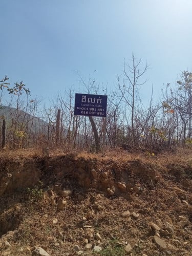 ដីលក់ទំហំ លើស ១ហិចតា ប្លង់រឹង នៅបសេដ្ឋ ខេត្តកំពង់ស្ពឺ