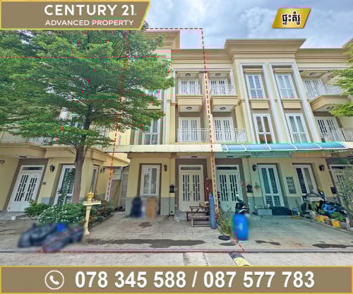🏠 វីឡាកូនកាត់ (ខាង) LC2 សម្រាប់ជួល ក្នុងបុរី ឌឹមេគង្គរ៉ូយ៉ាល់ ផ្លូវជាតិលេខ6A