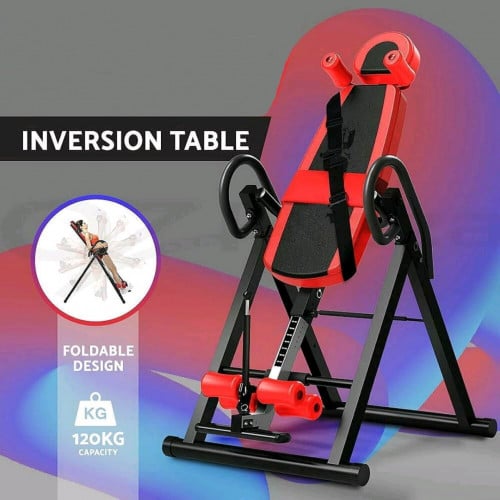 Inversion table therapy