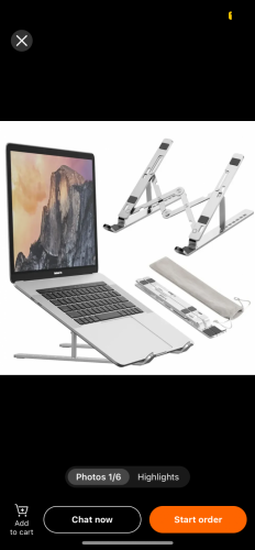 ជើងទម្ររ laptop អាលុយមីញ៉ូម