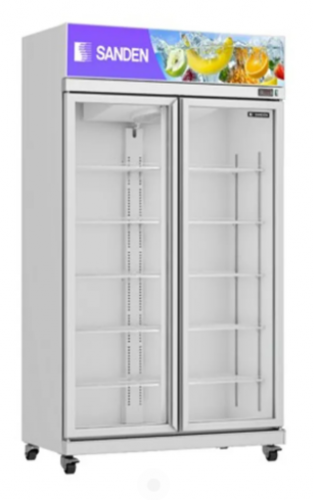 ទូរក្លាស្សេភេសជ្ជះ SANDEN - YPC-1100 ទ្វារ2​ ចំណុះ 780L ប1.1ម ទ០.59ម ក2ម