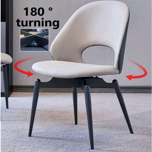 180℃ turning dining chair