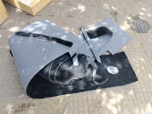 កម្រាលស៊ីន កាំមាញី ឡាន Alphard០៩