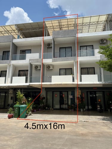 ផ្ទះសម្រាប់លក់ បុរី ARATA GARDEN RESIDENCE (ចរចារបាន និង កាត់ប្លង់រឹង)