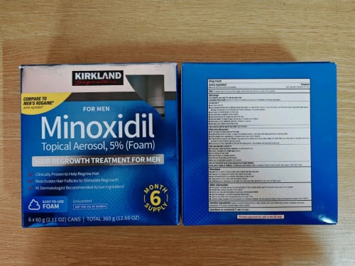 Minoxidil foam 5% brand Kirkland