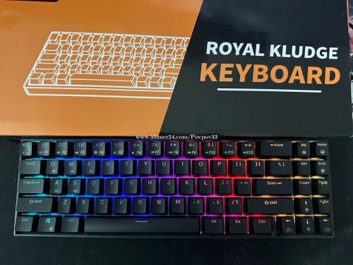 Original Royal Kludge Mechanical RGB Gaming Kyboars 99% new