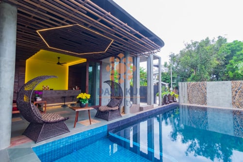 Apartment Building with Swimming Pool for Rent in Siem Reap City-Kok Chak