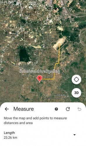 ដីលំនៅឋានក្បែរជើងភ្នំ( ចំបាប់) 1ម៉ែត្រការ៉េ 30$សម្រាបអ្នកមានលុយចាយមិនអស់