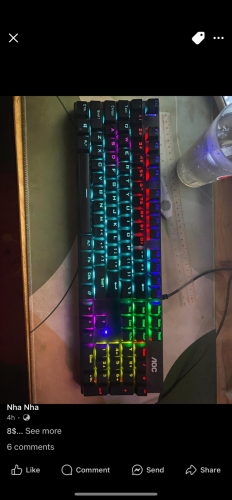 លក់ Keyboad AOC Blue Switch ធូរៗ