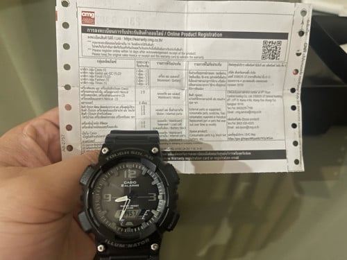 Casio original Solar power with CMG warranty