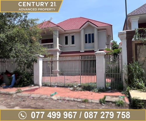 🏘 ផ្ទះវីឡា (Villa) ក្នុងបុរី សែនមនោរម្យ ត្រូវការលក់បន្ទាន់ខ្លាំង