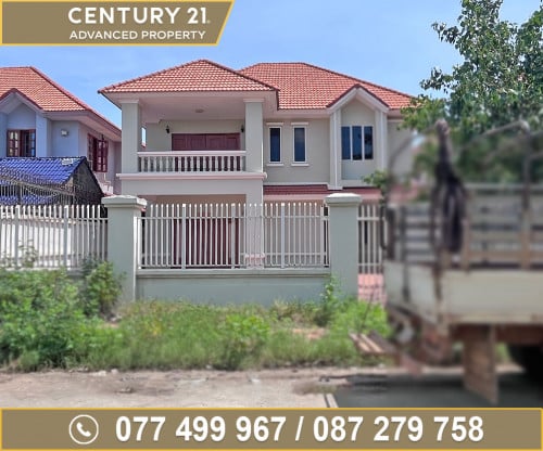 🏘 ផ្ទះវីឡា (Villa) ក្នុងបុរី សែនមនោរម្យ ត្រូវការលក់បន្ទាន់ខ្លាំង