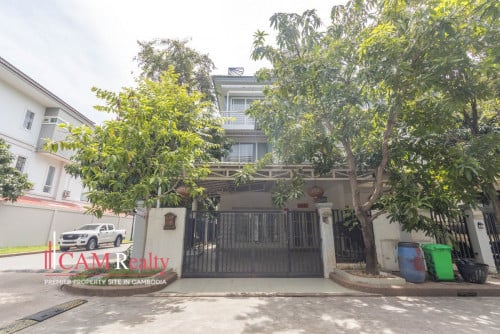 4 Bedrooms Twin Villa For Rent In Borey Peng Houth The Star Premier| 598 Street