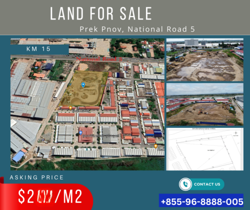 Land for Sale 1.6 Hectare National Road 5