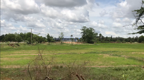 ដីសម្រាប់លក់ ទំហំ  បណ្តោយតាមផ្លូវជាតិ 71,58 ម X ទទឹង 49,45ម