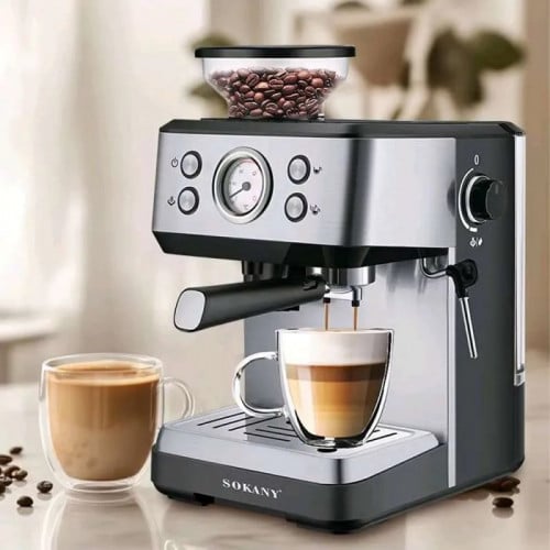 #ម៉ាស៊ីនឆុងកាហ្វេ និងស្ទឹមទឹកដោះគោ