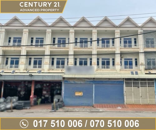 🏘 ផ្ទះល្វែង សម្រាប់ជួល លើផ្លូវ105K ក្នុងបុរី ខេស៊ី
