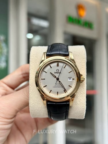 (មួយទឹក) Omega Deville Co-Axial Chronometer 18K Yellow Gold