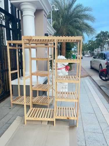 Wood rack for closet