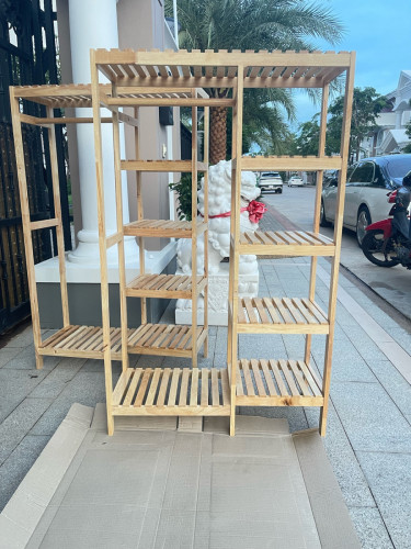 Wood rack for closet