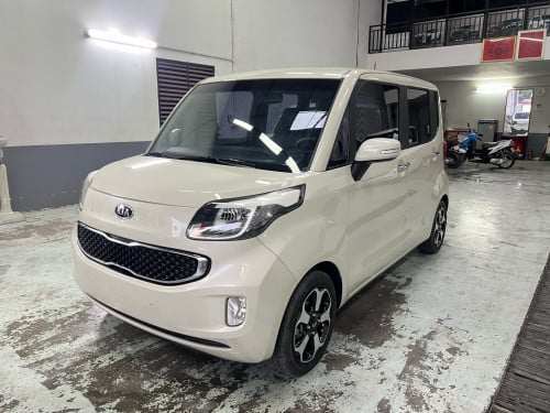 Kia Ray 2012 ពណ៍ទឹកដោះគោ Full ពេញ ប្រភេទ្បាន Grade A