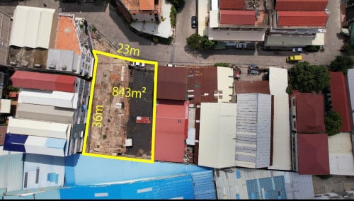 843m ² (Hard Title) Near TK