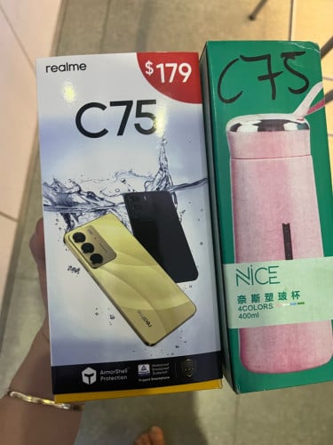 Realme C75 brand new , warranty 1 year
