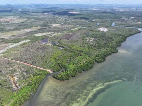 ដីជាប់សមុទ្រ ជាប់ព្រែក ក្រោមទីផ្សារ