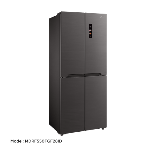 407LMDRF550FGF28ID# Midea refrigerator ទូរទឹកកក