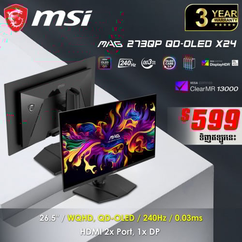 MAG 273QP QD-OLED X24