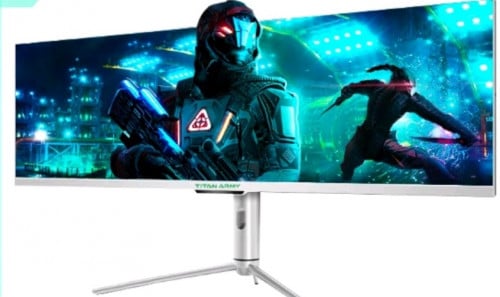 Monitor 43.8 នៅ ថ្មី 3840*1080 4K 120hz full titan Army