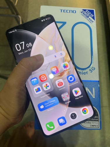 Tecno camon 30 5G premium secondhand 99% , full set with box
