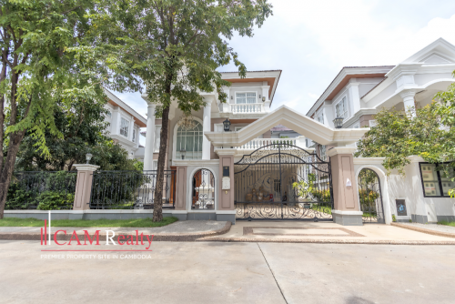 ផ្ទះវីឡាព្រិន (Prince Villa) សម្រាប់លក់ក្នុងបុរីប៉េងហួតបឹងស្នោរ​ ៦០ មែត្រ