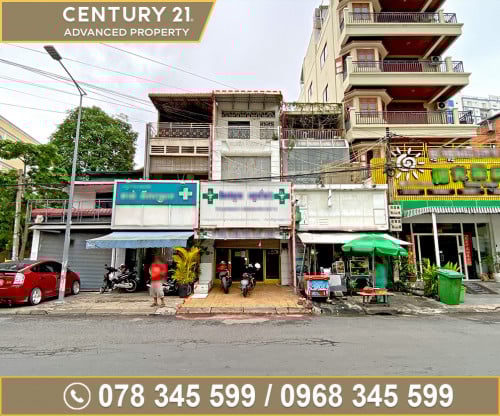 🏠 ផ្ទះអាជីវកម្ម នៅលើផ្លូវត្រសក់ផ្អែម ជិតផ្សារស៊ីលិប ត្រូវការលក់បន្ទាន់ខ្លាំង