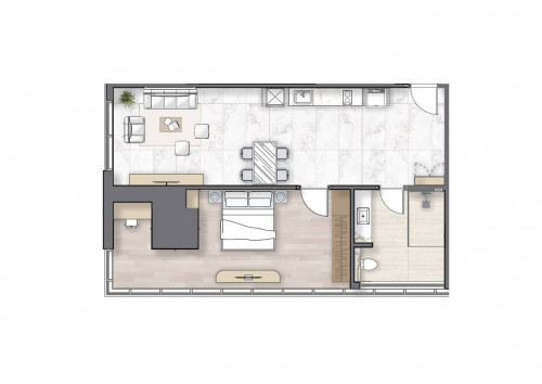 1 bedroom apartment for rent in BKK1