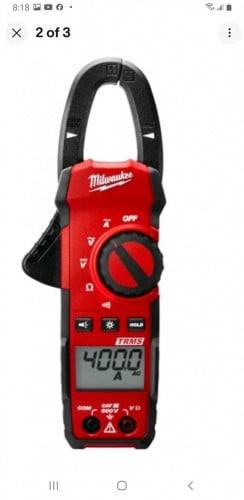 Digital clump meter 600V 600A