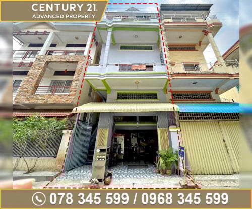 ផ្ទះល្វែង​ ចុះពីមហាវិថី271 ជិតផ្សារហេងលី (ទឹកល្អក់3) ខណ្ឌទួលគោក ត្រូវការលក់បន្ទាន់ខ្លាំង