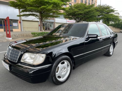សេដ៉េសមុខយក្ស Mercedes S320 W140 ឆ្នាំ 1997 ខ្មៅ ម៉ាសុីន គ្រឿងក្រោមស្អាត  ម៉ាសុីនត្រជាក់
