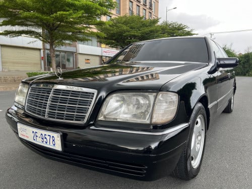 សេដ៉េសមុខយក្ស Mercedes S320 W140 ឆ្នាំ 1997 ខ្មៅ ម៉ាសុីន គ្រឿងក្រោមស្អាត  ម៉ាសុីនត្រជាក់