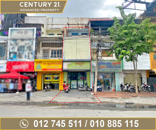 🏠ផ្ទះល្វែង សម្រាប់ជួល នៅលើមហាវិថី នេហ៍រុ ជិតស្តុបអាងទឹកអូឡាំពិក